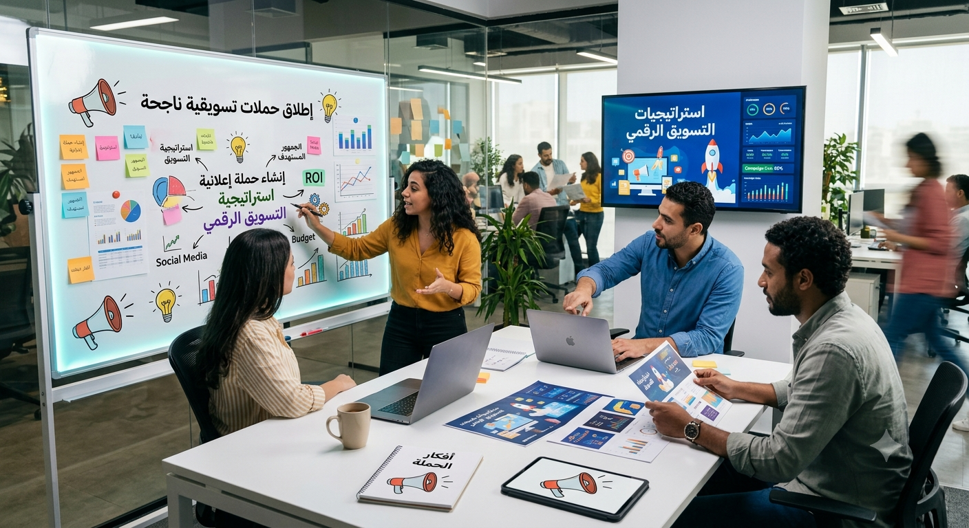 التسويق و انشاء الحملات الإعلانية